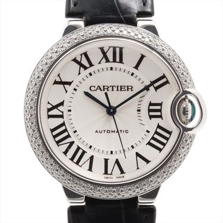 Cartier - カルティエ バロンブルー ドゥ カルティエ WG×革   メンズ 腕時計