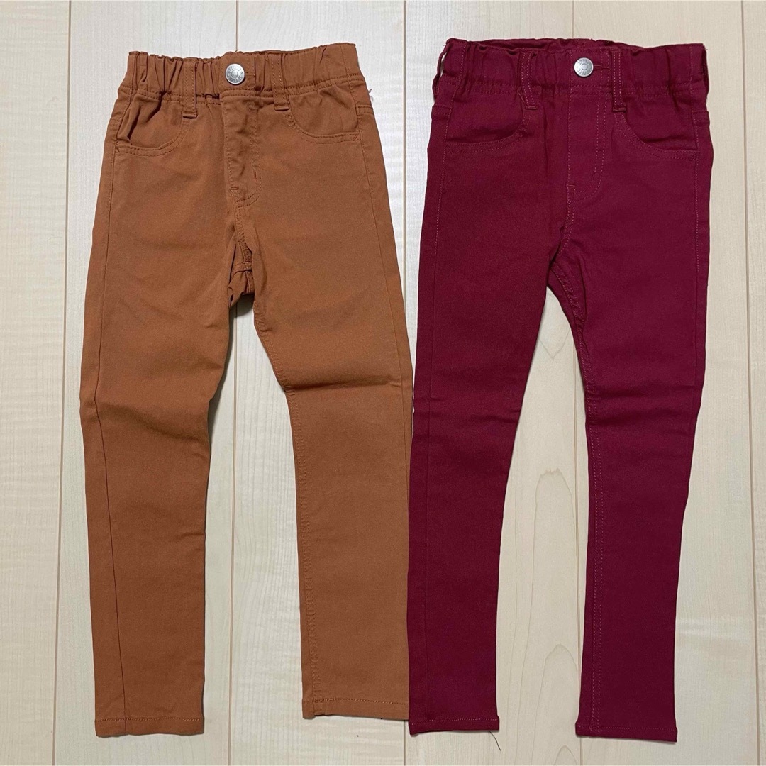 BREEZE(ブリーズ)のBreeze ブリーズ スキニー セット カラーパンツ trousers 男の子 キッズ/ベビー/マタニティのキッズ服男の子用(90cm~)(パンツ/スパッツ)の商品写真