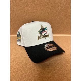 ニューエラー(NEW ERA)のニューエラ マイアミマーリンズ 9forty A-FRAME ツートンカラー(キャップ)