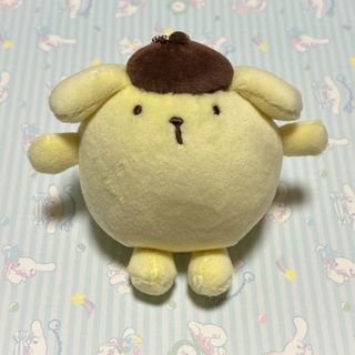 ポムポムプリン(ポムポムプリン)のポムポムプリン　ボールチェーンマスコット　むにゅぐるみ　ぬいぐるみ　⑧(キャラクターグッズ)