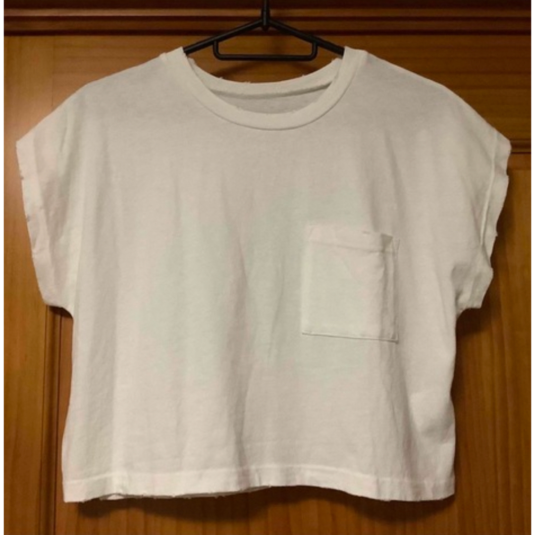 GRL(グレイル)のGRL 半袖 Tシャツ トップス カットソー 白 レディースのトップス(Tシャツ(半袖/袖なし))の商品写真