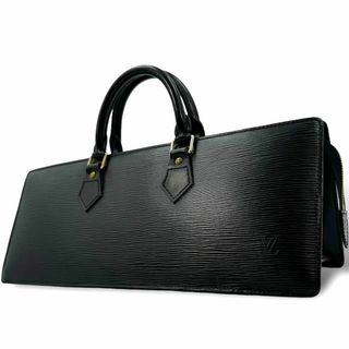 ルイヴィトン(LOUIS VUITTON)の外側美品 LOUIS VUITTON トートバッグ エピ サックトリアングル 黒(トートバッグ)