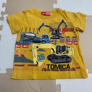 Takara Tomy - トミカ  キッズ　イエロー　ショベルカー　Tシャツ　100cm