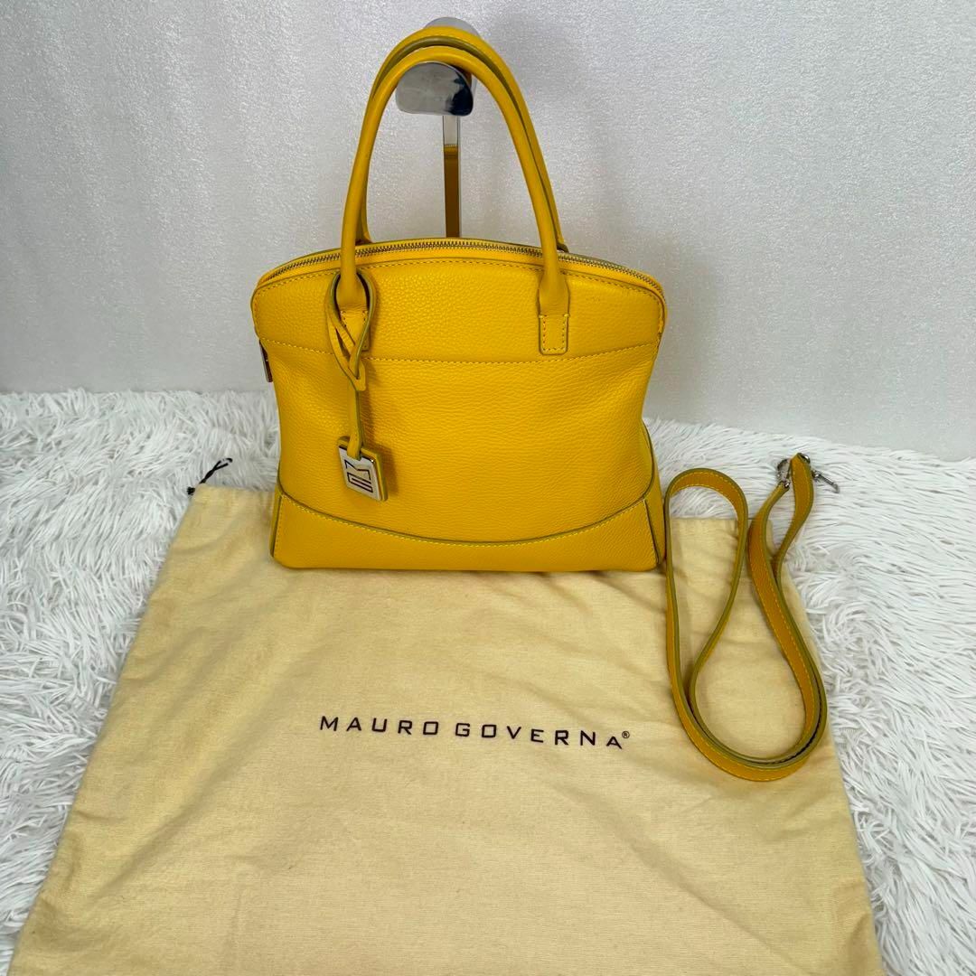【保管袋付き】MAURO GOVERNA 2way ハンドバッグ　ショルダー レディースのバッグ(ハンドバッグ)の商品写真