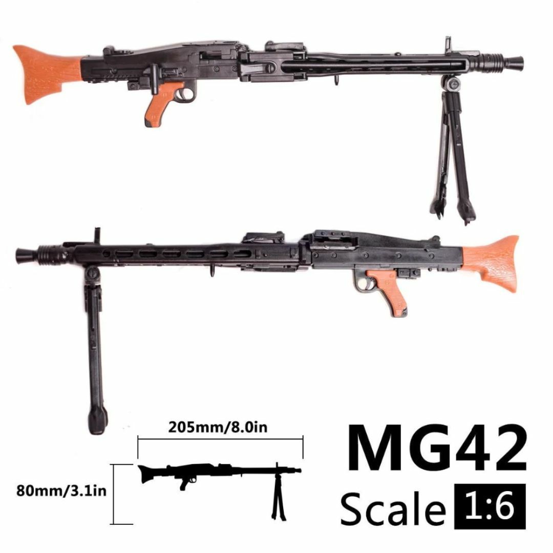 【新品送料無料】1/6スケール　MG42　未組立プラモデル 1セット エンタメ/ホビーのフィギュア(ミリタリー)の商品写真