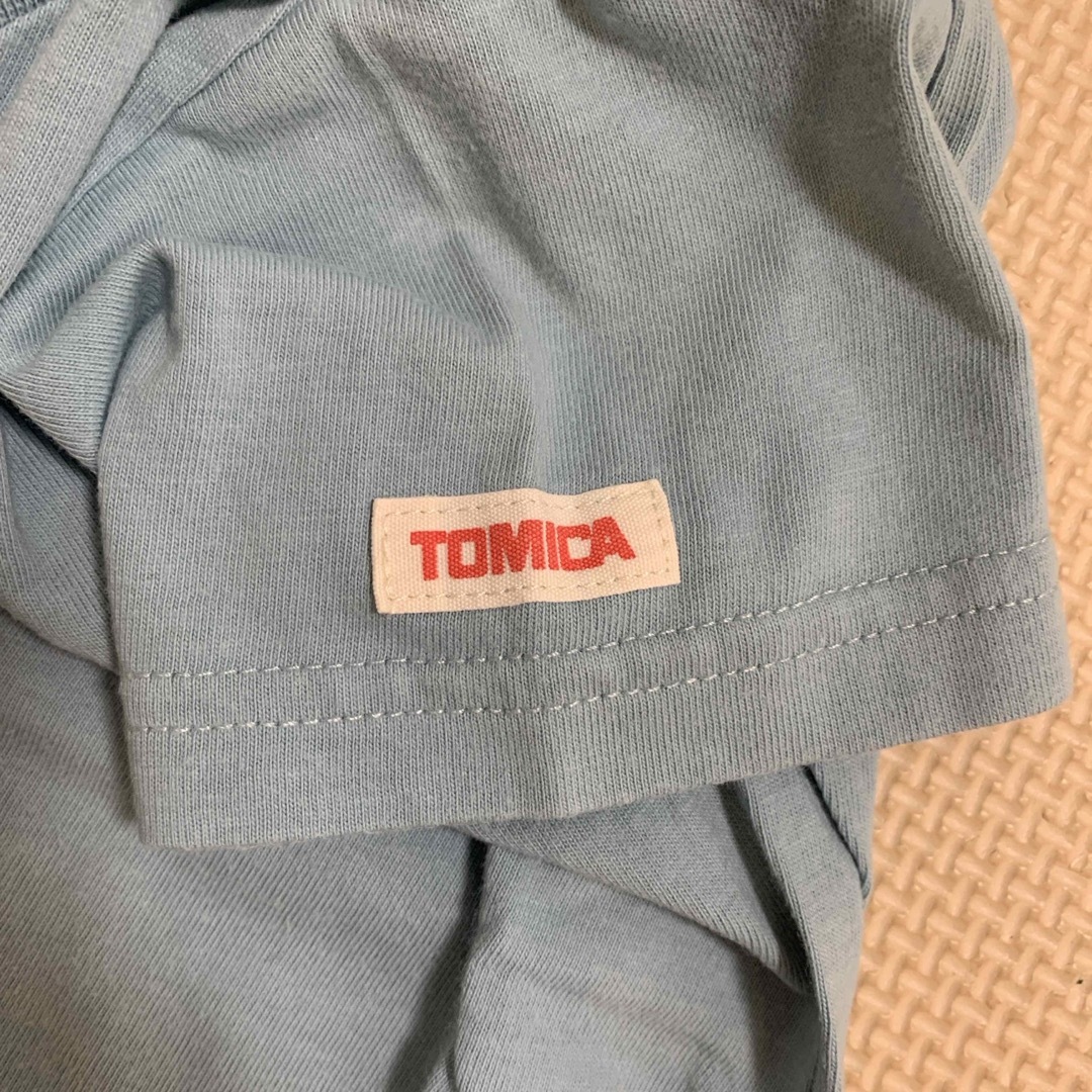 Takara Tomy(タカラトミー)のトミカ  キッズ　ブルー　パトカー　Tシャツ　100cm キッズ/ベビー/マタニティのキッズ服男の子用(90cm~)(Tシャツ/カットソー)の商品写真