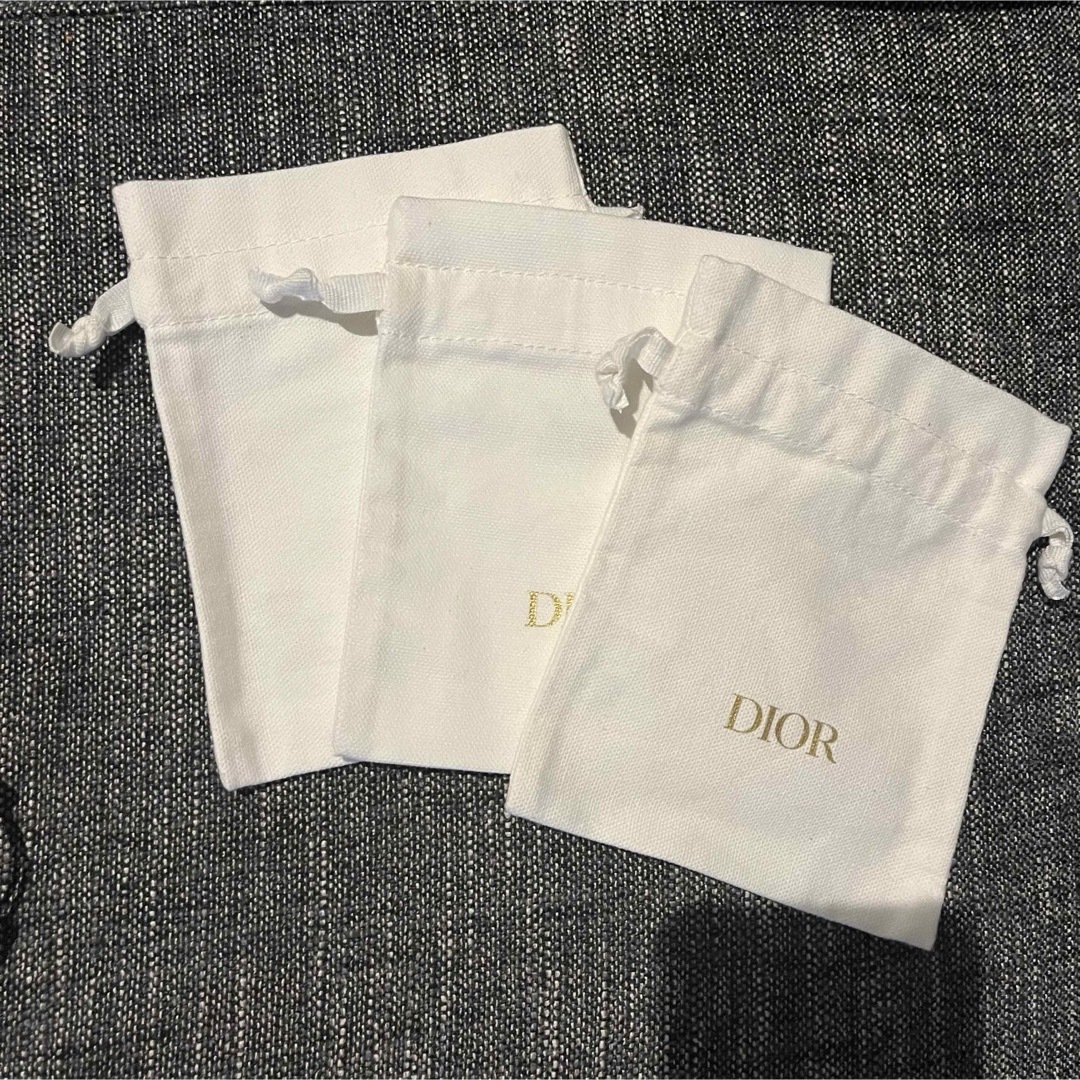 ディオール　ノベルティ　巾着　3個 レディースのファッション小物(ポーチ)の商品写真
