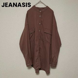 ジーナシス(JEANASIS)のxx129 JEANASISジーナシス/薄手長袖シャツ/トップス/大きめ/フリー(シャツ/ブラウス(長袖/七分))