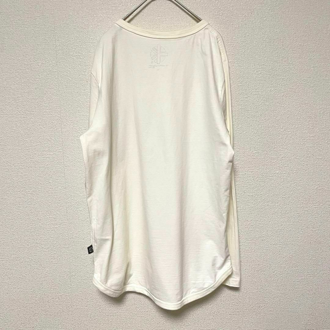 xx131 HK WORKS LONDON/長袖カットソー/大きめ/オフホワイト メンズのトップス(Tシャツ/カットソー(七分/長袖))の商品写真
