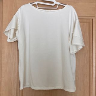 ジーユー(GU)のGU★フリル袖Tシャツ(Tシャツ(半袖/袖なし))