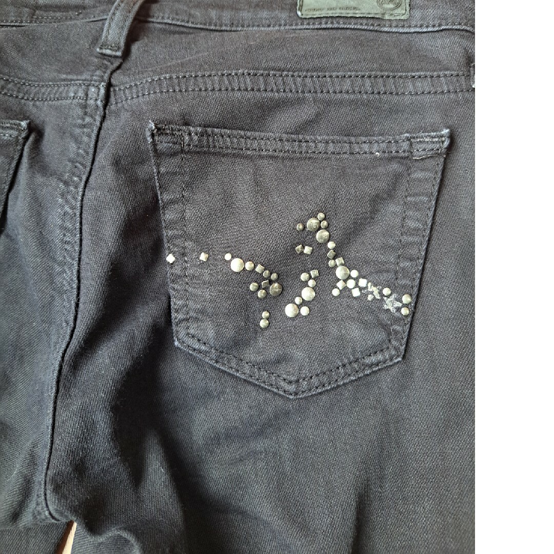 ADRIANO GOLDSCHMIED(アドリアーノゴールドシュミット)のAG　スキニー　パンツ　黒 レディースのパンツ(カジュアルパンツ)の商品写真