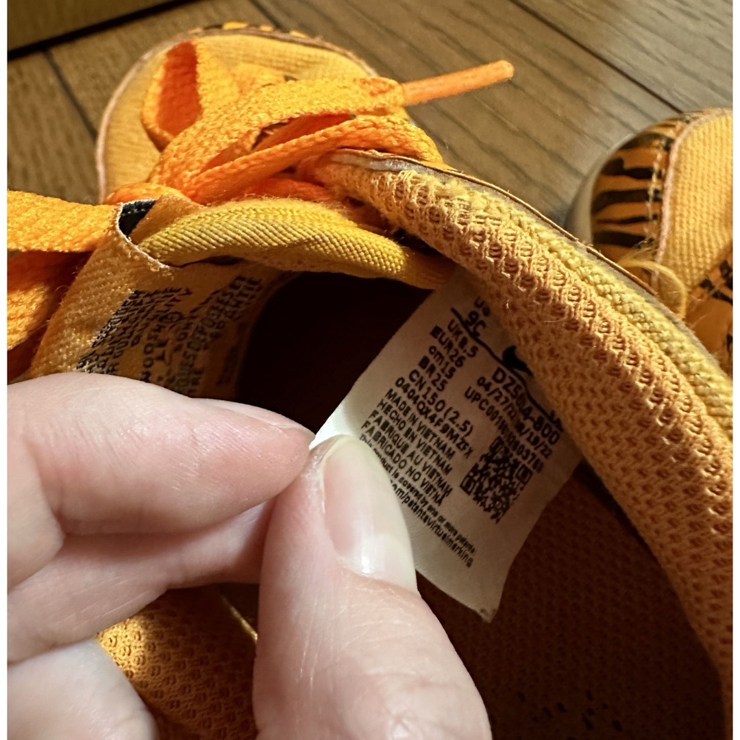 NIKE(ナイキ)のナイキ ダンク オレンジ キッズ/ベビー/マタニティのキッズ靴/シューズ(15cm~)(スニーカー)の商品写真