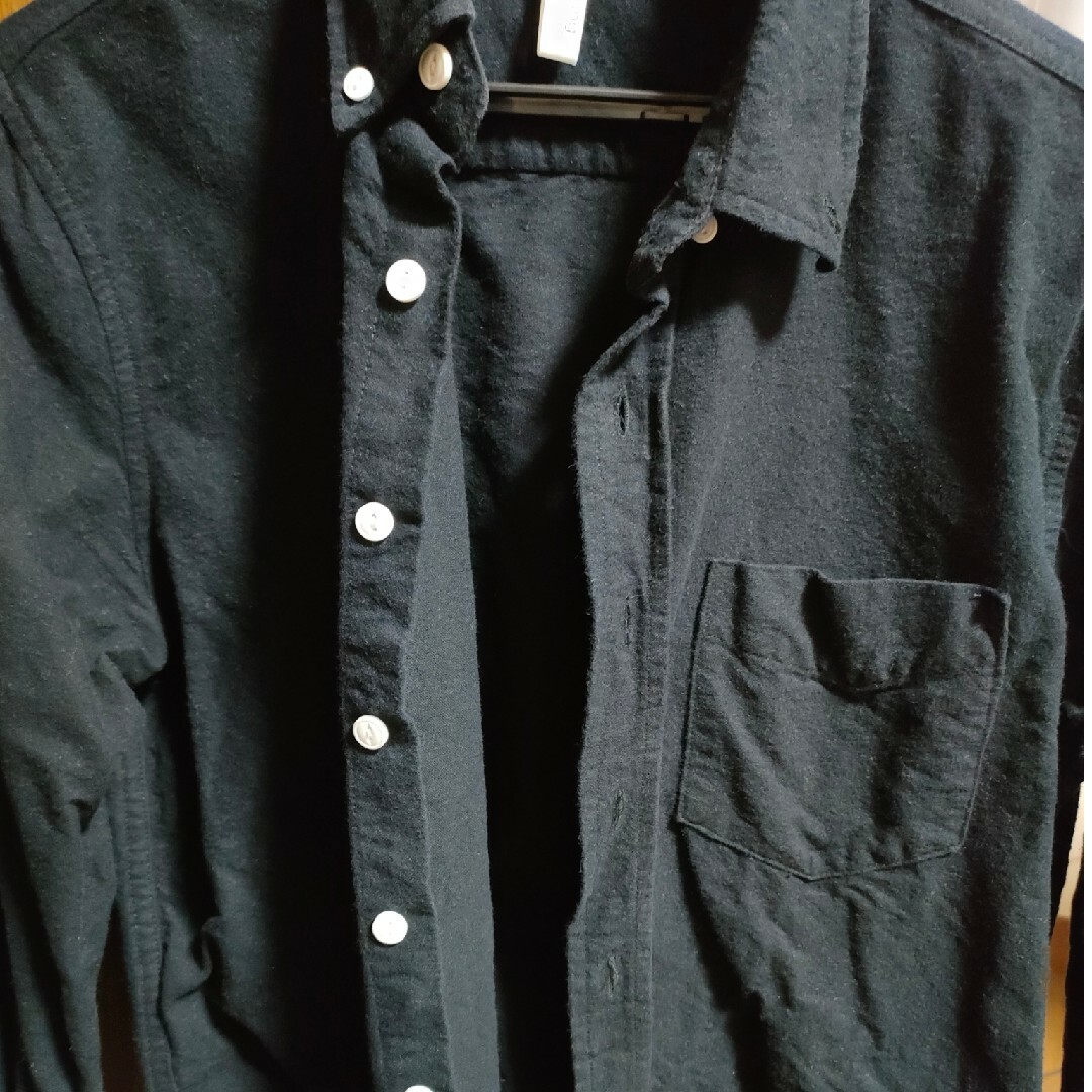 シャツ　ブラック メンズのトップス(シャツ)の商品写真