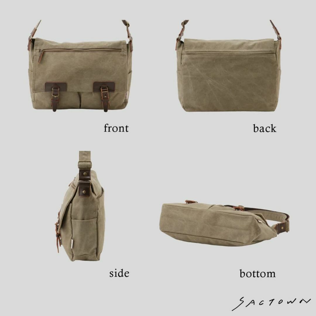 【色: グレー】帆布工房(はんぷこうぼう) ショルダーバッグ [ショルダーバッグ メンズのバッグ(その他)の商品写真