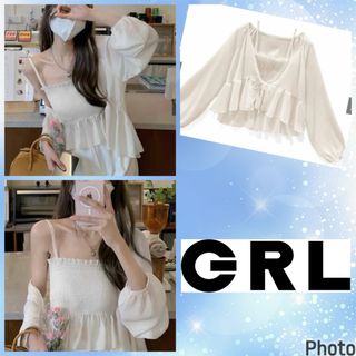 GRL - グレイル★新品★未使用★春夏★シフォン★アンサンブル★カーディガン★キャミ