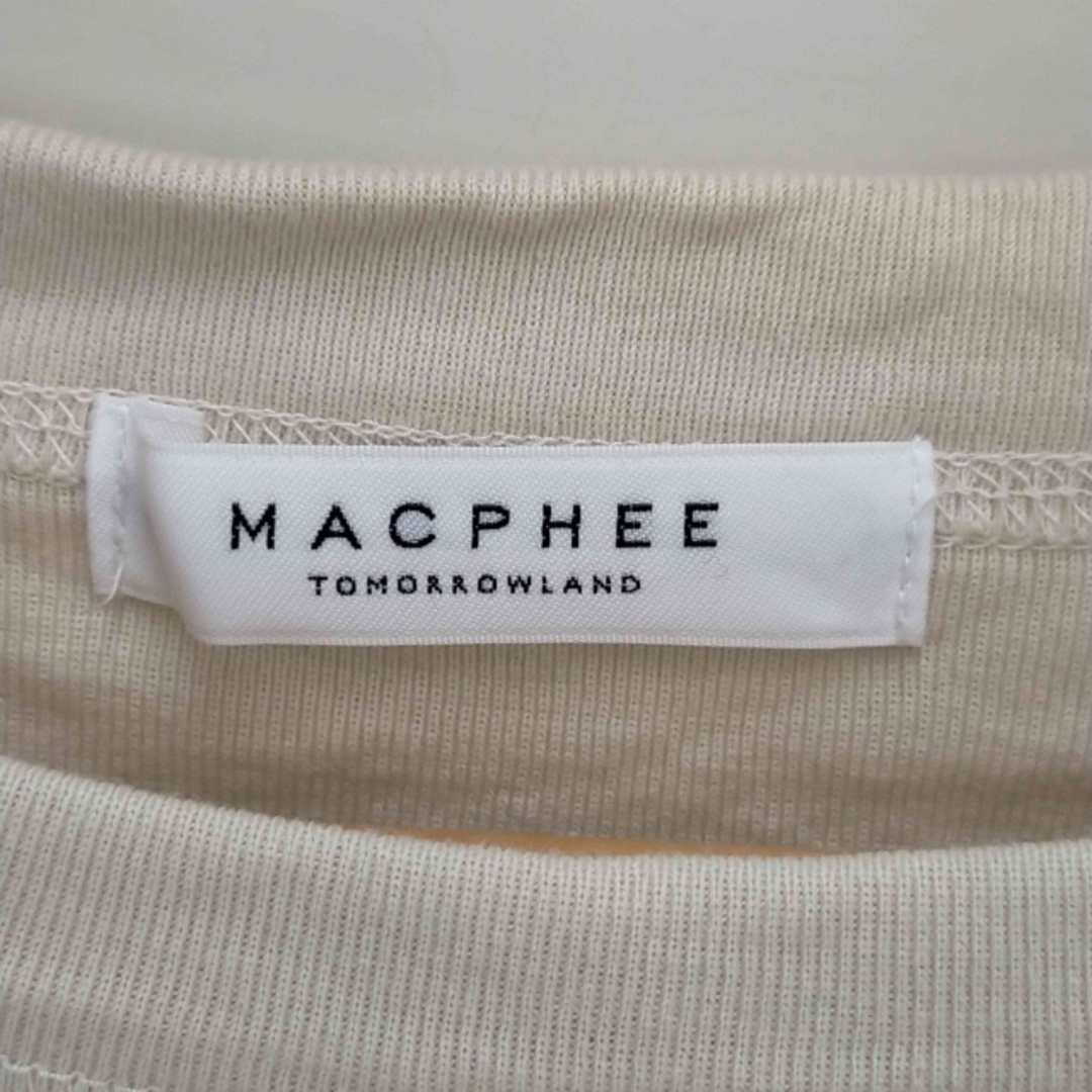 MACPHEE(マカフィー)のMACPHEE(マカフィー) シルキージャージー ハーフスリーブプルオーバー レディースのトップス(Tシャツ(半袖/袖なし))の商品写真