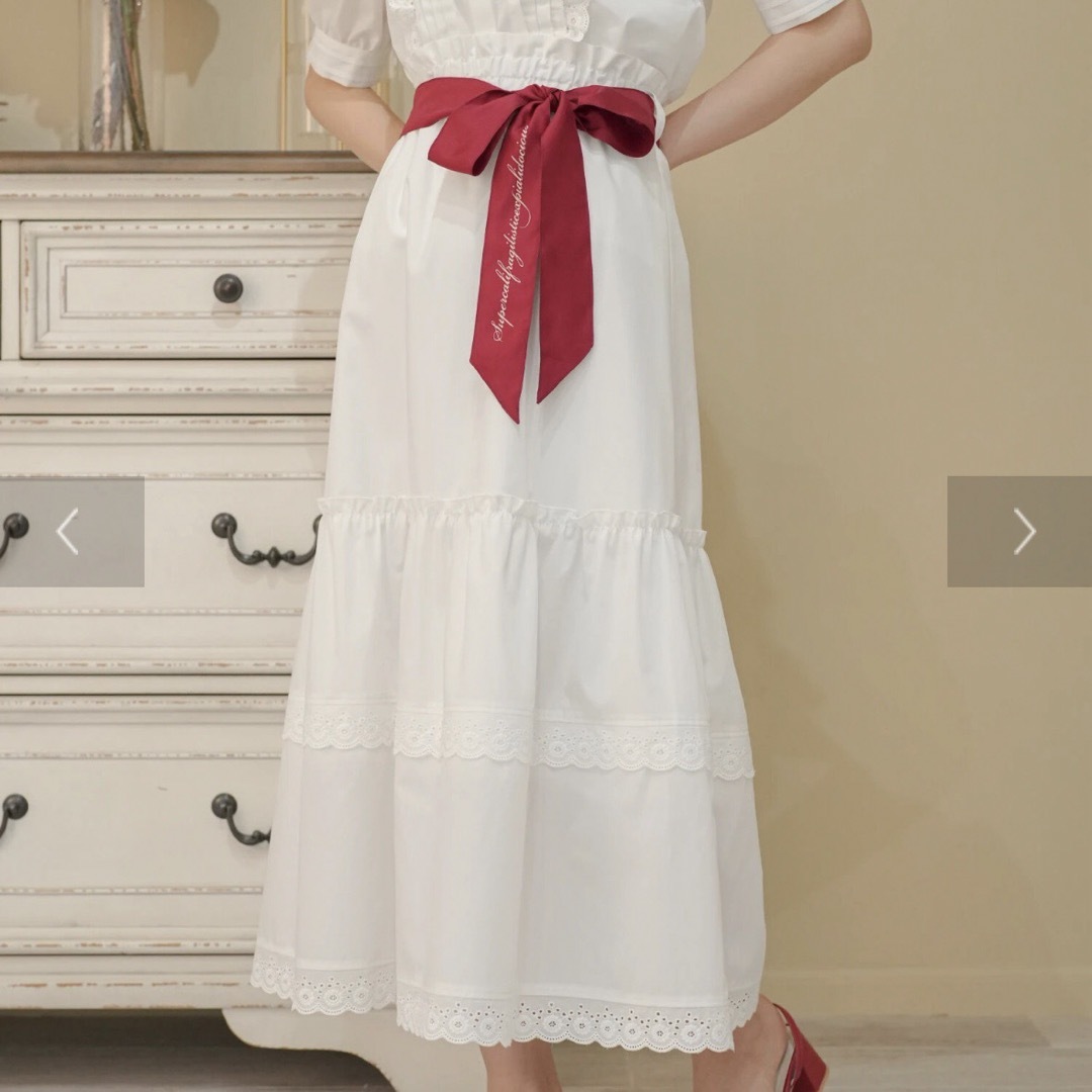 Areeam ディズニー メリー・ポピンズ ティアードスカート レディースのスカート(ロングスカート)の商品写真