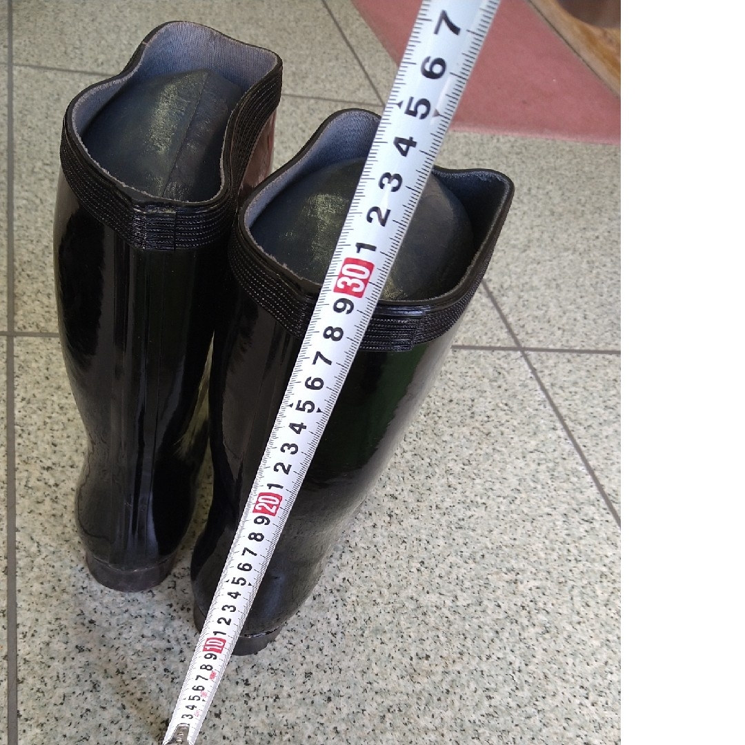 【未使用2足セット】軽半長靴　黒　Great Wall 軽半長24.5cm メンズの靴/シューズ(長靴/レインシューズ)の商品写真