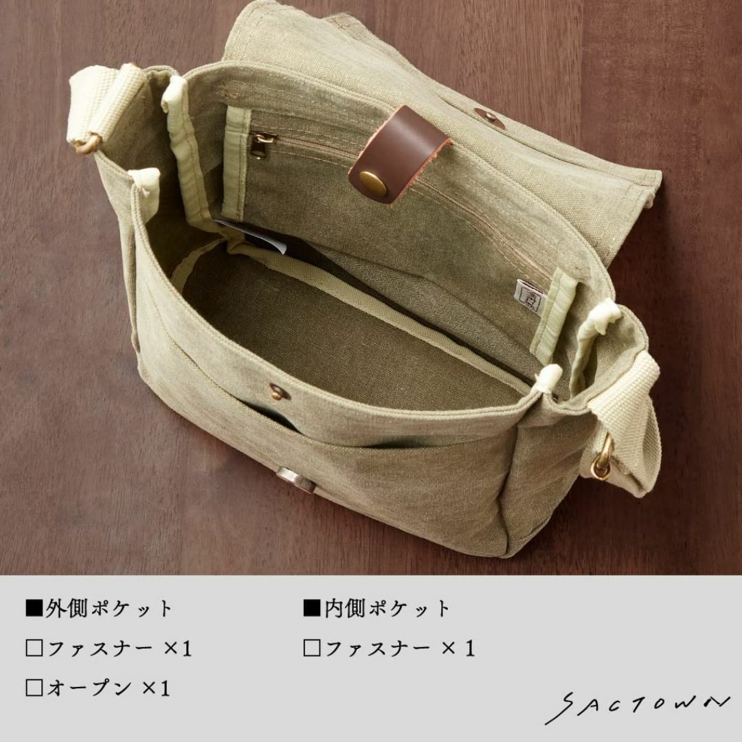【色: ネイビー】帆布工房(はんぷこうぼう) ショルダーバッグ [ショルダーバッ メンズのバッグ(その他)の商品写真