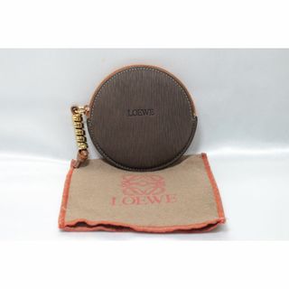 LOEWE - 【LOEWE】　ラウンドコインケース　中古/美品　ブラウン