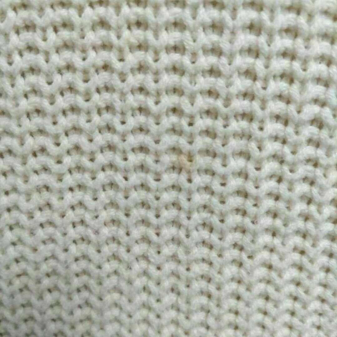 GU(ジーユー)のGU ジーユー 重ね着風 コンビネーション 長袖セーター オフホワイト Sサイズ レディースのトップス(ニット/セーター)の商品写真