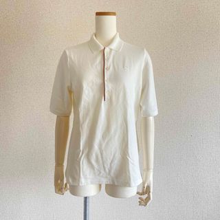 ポロラルフローレン(POLO RALPH LAUREN)のRALPH LAUREN POLOGOLF アイボリーホワイト　ポロシャツ　M(Tシャツ(半袖/袖なし))