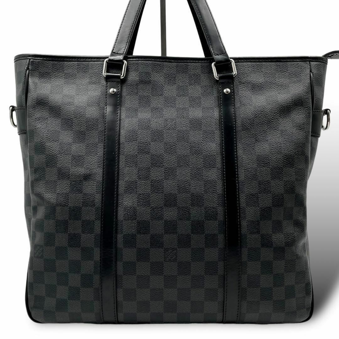 LOUIS VUITTON(ルイヴィトン)の良品 LOUIS VUITTON ブリーフケース ダミエグラフィット タダオ 黒 メンズのバッグ(ビジネスバッグ)の商品写真