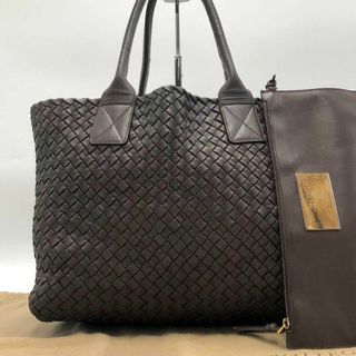 ［美品］BOTTEGA VENETA カバMM イントレチャート　トートバッグ