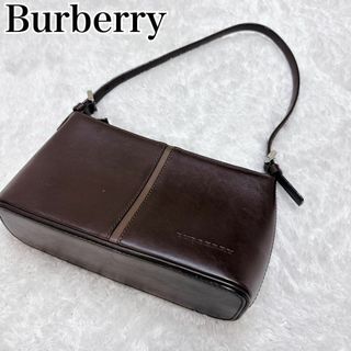 BURBERRY - 【美品✨】バーバリー ノバチェック レザー ショルダーバッグ ブラウン