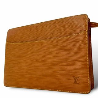 ルイヴィトン(LOUIS VUITTON)の良品 LOUIS VUITTON セカンドバッグ クラッチバッグ エピ LVロゴ(セカンドバッグ/クラッチバッグ)