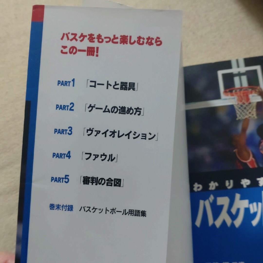 わかりやすいバスケットボールのルール(中古) エンタメ/ホビーの本(語学/参考書)の商品写真