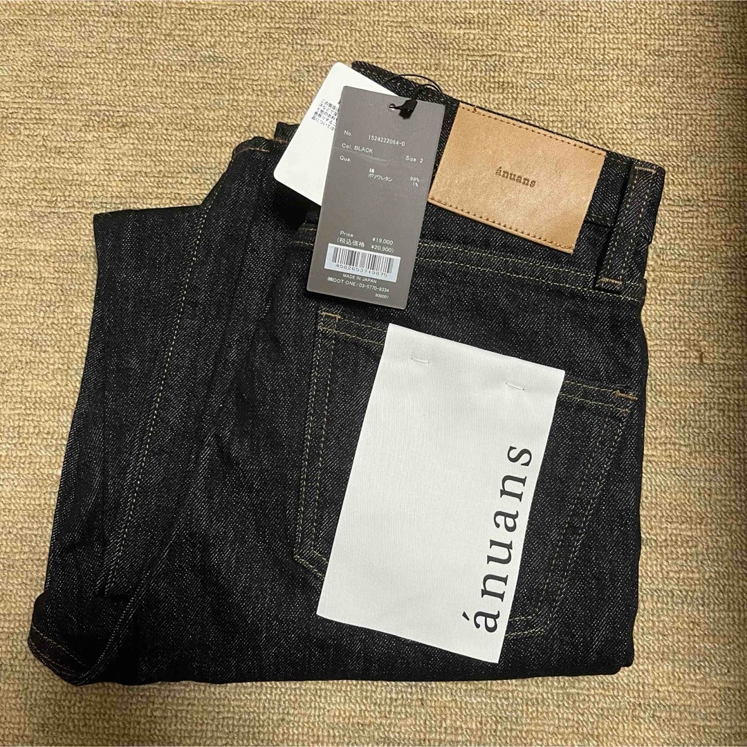 【新品】　Slim straight denim anuans アニュアンス　2 レディースのパンツ(デニム/ジーンズ)の商品写真