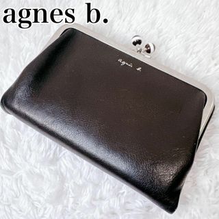 アニエスベー(agnes b.)の【極美品✨】agnes b. アニエスべー がま口 折りたたみ ダークブラウン(財布)