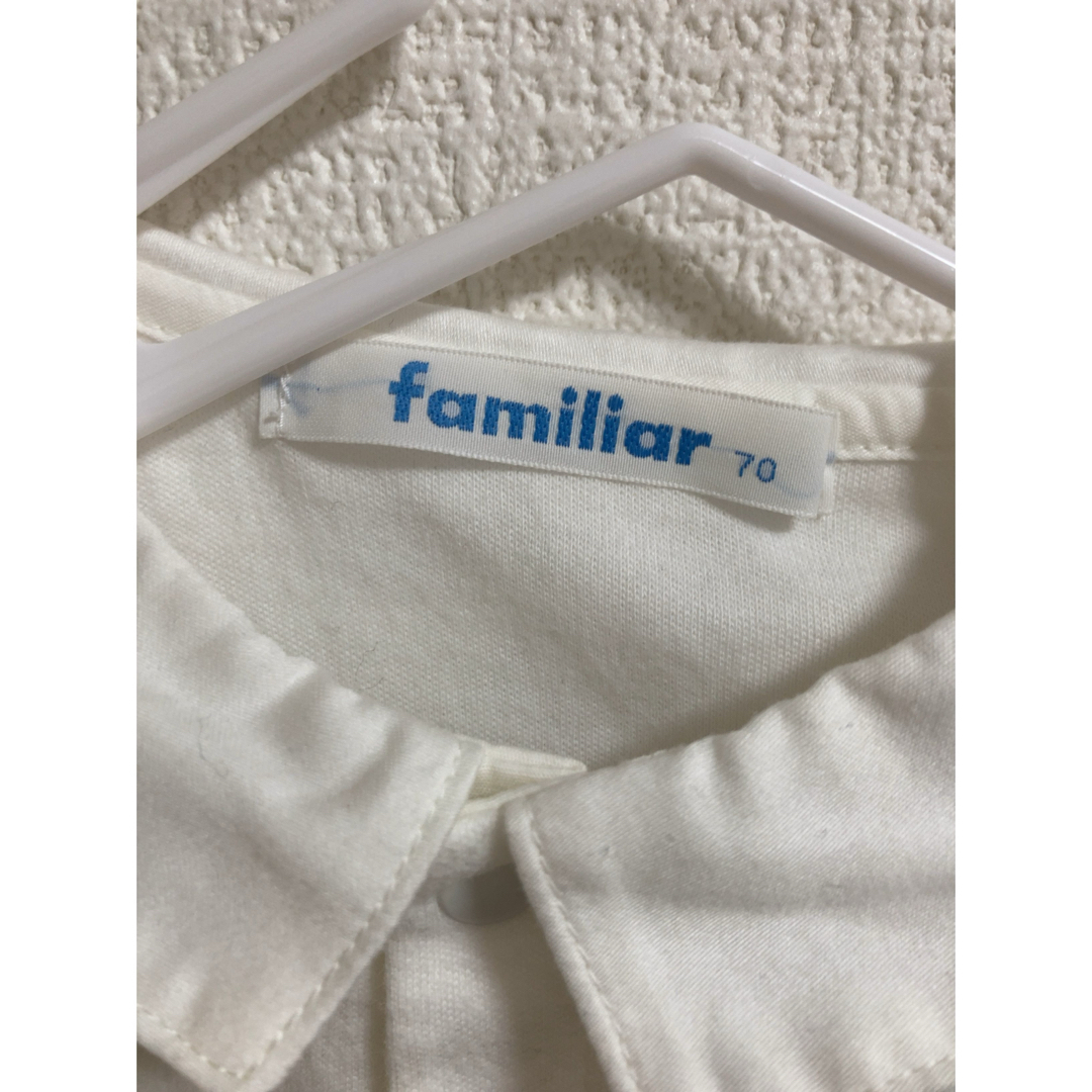 familiar(ファミリア)のファミリア　ロンパース＆ロンT 2点セット　70 キッズ/ベビー/マタニティのベビー服(~85cm)(ロンパース)の商品写真