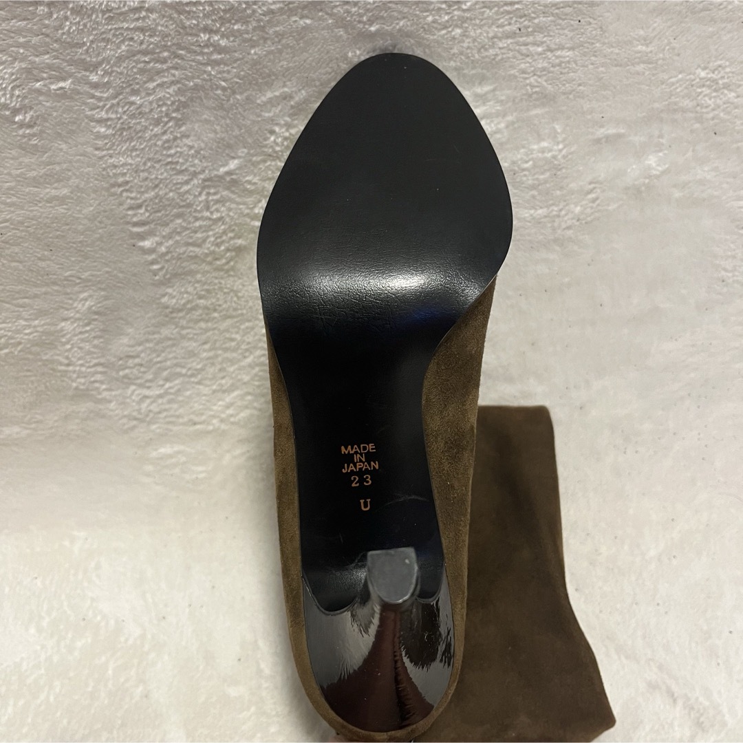 DIANA(ダイアナ)のDIANA ダイアナ　ブラウン　ショートブーツ　サイズ23 【ヒール8cm】 レディースの靴/シューズ(ハイヒール/パンプス)の商品写真