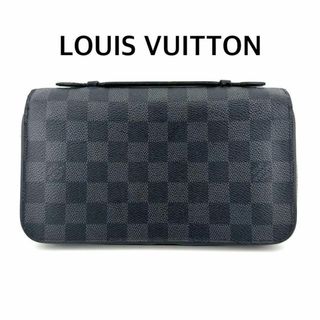 ルイヴィトン(LOUIS VUITTON)の美品✨ヴィトン ダミエグラフィット ジッピーXL N41503 CA2136(長財布)