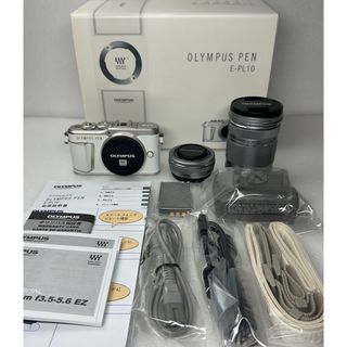 オリンパス(OLYMPUS)のオリンパス OLYMPUS PEN E-PL10 EZダブルズームキット(ミラーレス一眼)