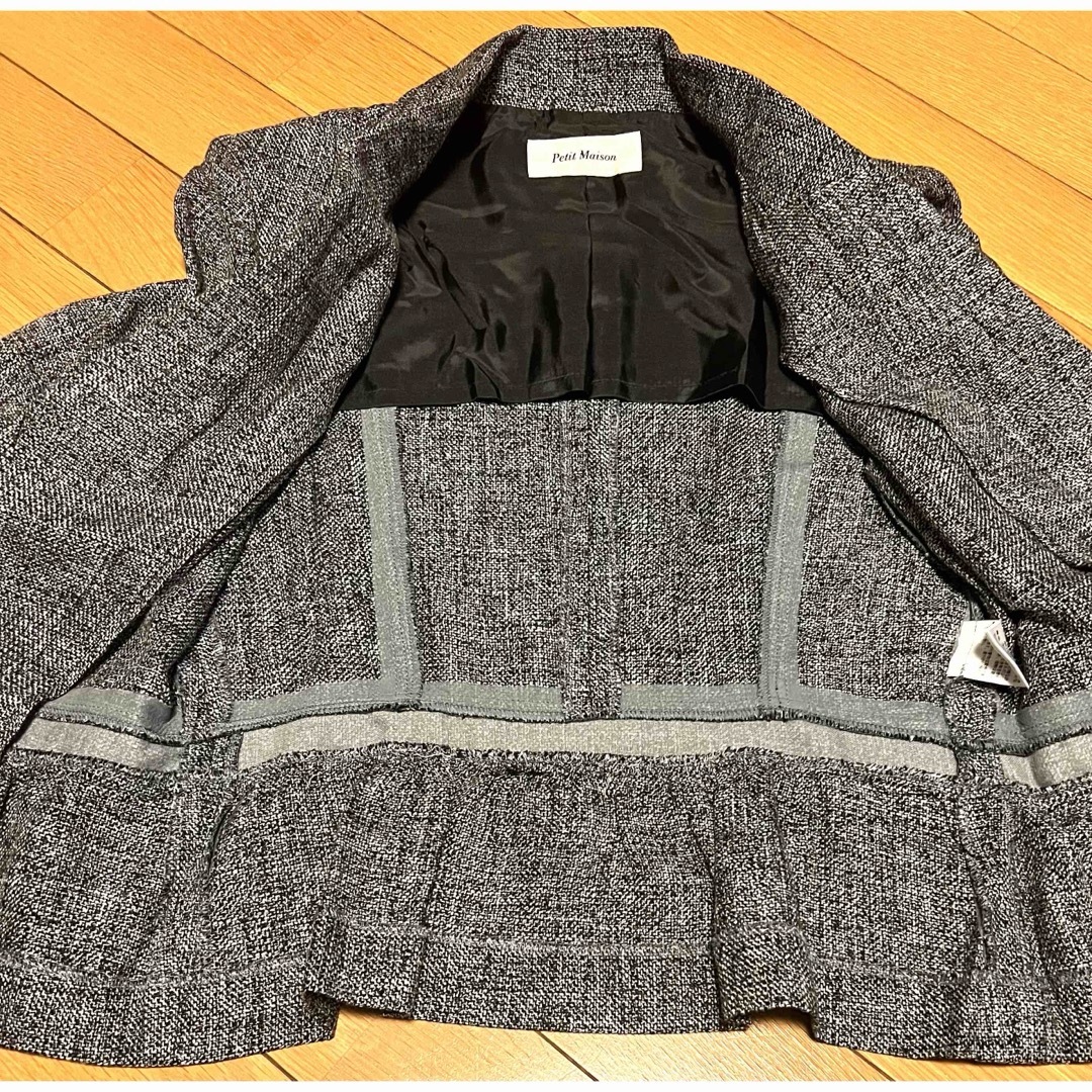 プチメゾン タグ付き新品 テーラードジャケット プリーツスカート セットアップE レディースのレディース その他(セット/コーデ)の商品写真