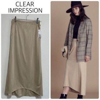 CLEAR IMPRESSION - 【新品タグ付】CLEAR IMPRESSIONフェイクスエードナロースカート