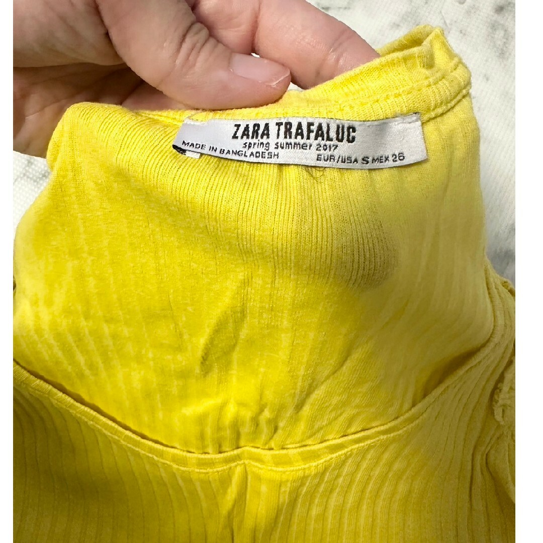 ZARA(ザラ)のZARAリブノースリーブトップス レディースのトップス(タンクトップ)の商品写真