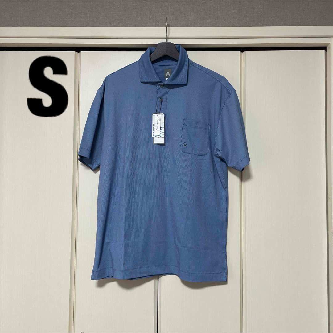 青山(アオヤマ)のセミワイドカラーポロシャツ《すごポロ》《COOL CONTACT》 メンズのトップス(ポロシャツ)の商品写真