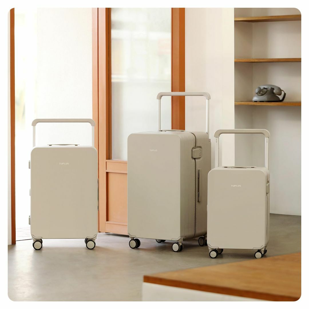 【色: White】[TUPLUS] スーツケース 超軽量 大型 キャリーケース その他のその他(その他)の商品写真
