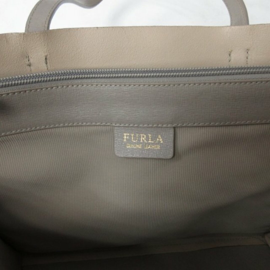 Furla(フルラ)のフルラ FURLA レザートートバッグ ハンドバッグ グレージュ IBO50 レディースのバッグ(トートバッグ)の商品写真