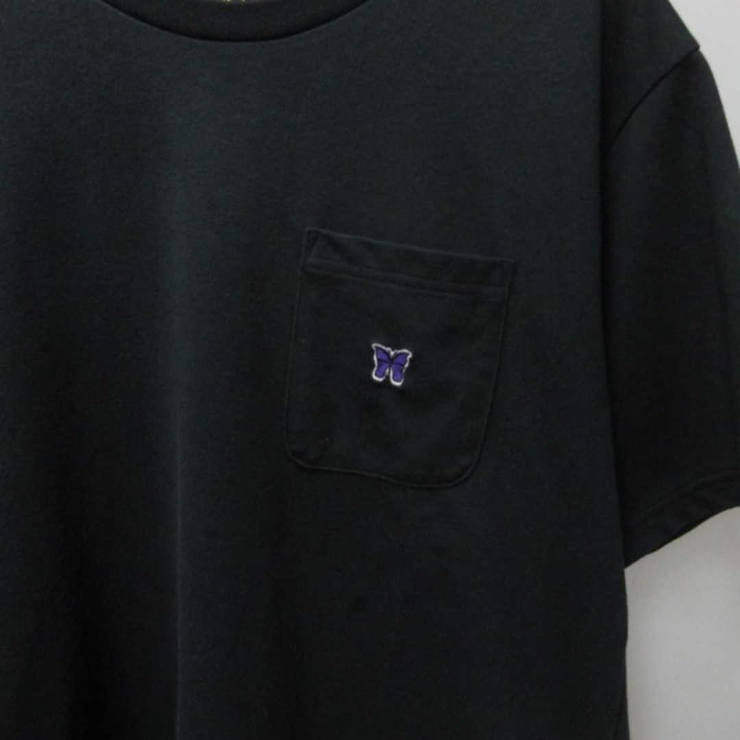 Needles(ニードルス)のニードルス 近年モデル Tシャツ カットソー 半袖 パピヨン刺繍 ブラック M メンズのトップス(Tシャツ/カットソー(半袖/袖なし))の商品写真