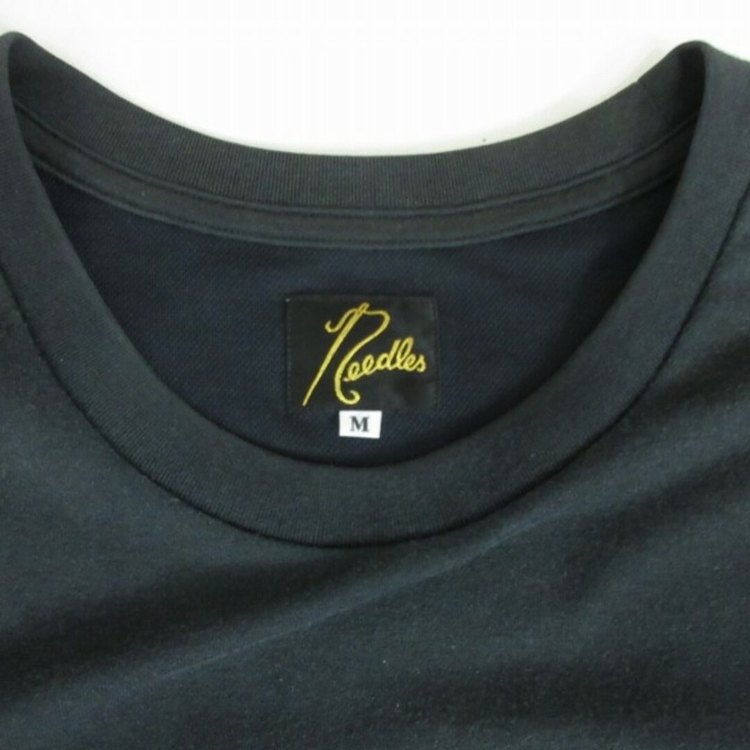 Needles(ニードルス)のニードルス 近年モデル Tシャツ カットソー 半袖 パピヨン刺繍 ブラック M メンズのトップス(Tシャツ/カットソー(半袖/袖なし))の商品写真