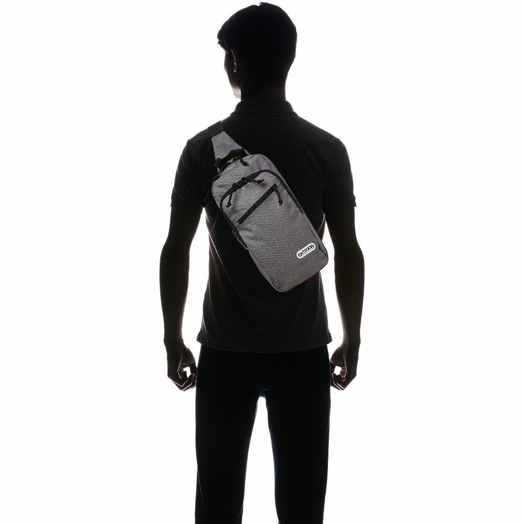 【色: 杢グレー】[アウトドアプロダクツ] ショルダーバッグ ヘザーテクス 縦型 メンズのバッグ(その他)の商品写真