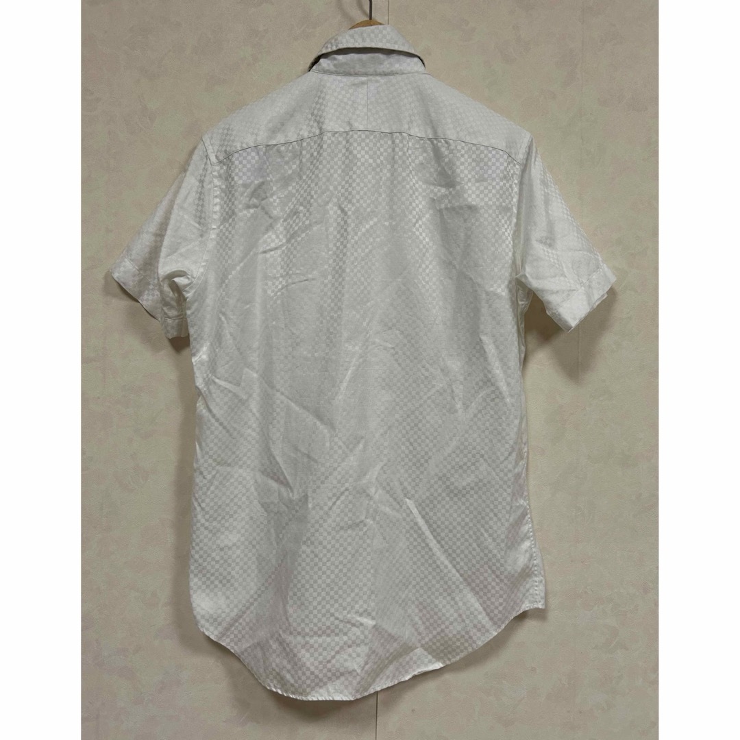Paul Smith(ポールスミス)のPaul Smith ポールスミス メンズ 花柄 半袖ドレスシャツ ホワイト S メンズのトップス(シャツ)の商品写真