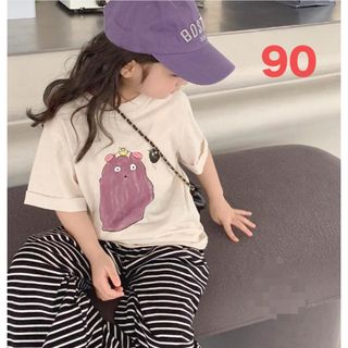 子供服 韓国子供服 半袖 Tシャツ トップス 女の子 男の子(Tシャツ/カットソー)