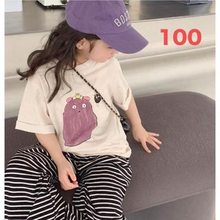 子供服 韓国子供服 半袖 Tシャツ トップス 女の子 男の子(Tシャツ/カットソー)