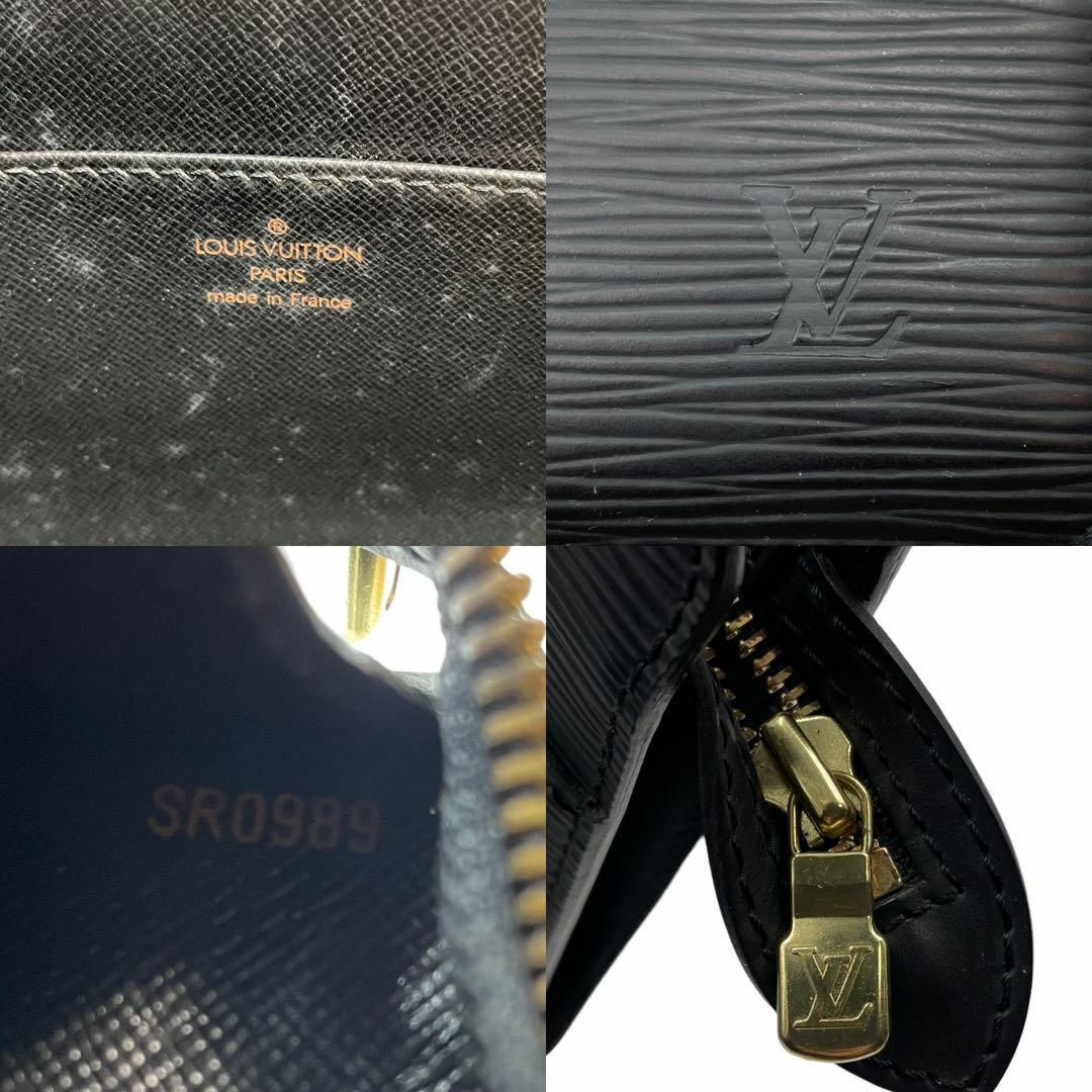 LOUIS VUITTON(ルイヴィトン)の外観美品 LOUIS VUITTON セカンドバッグ エピ ポシェット オム 黒 メンズのバッグ(セカンドバッグ/クラッチバッグ)の商品写真